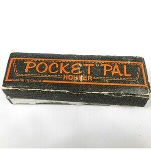 Vintage Hohner Pocket Pal Harmonica In Box Musical Instrument